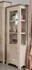 Witryna kremowa z drzwiami szklanymi Pesaro PE043
