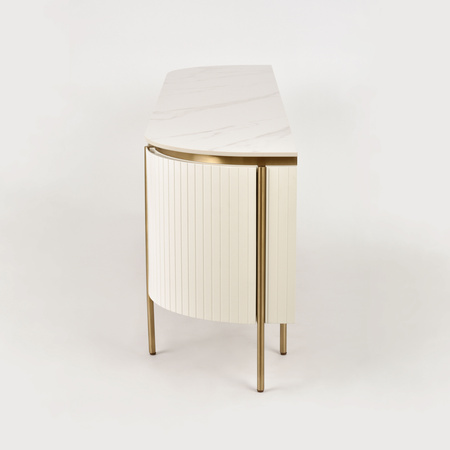 Komoda szafka RTV kremowa złota Stilig ST120