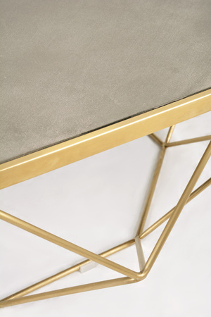 Stolik kawowy złote nogi romb Glamour GL1714