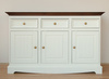 Komoda Belluno Elegante 3.3 biała / orzechowy Katmandu PL002B/O