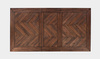 Stół rozkładany drewniany do jadalni ciemnobrązowy 152,5-198cm Avola AV1931-78