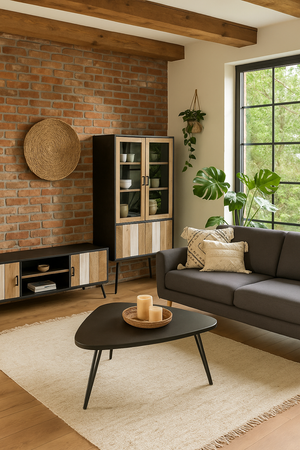 Witryna z drzwiami drzwiami szklanymi Adesso ADESL03