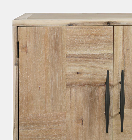 Komoda drewniana dwudrzwiowa w stylu retro do salonu sypialni Avola AV2297-33