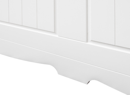 Łóżko białe z drewna Belluno Elegante 90cm Katmandu PL039B