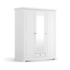 Szafa biała z lustrem 3d Belluno Elegante Katmandu PL012B 