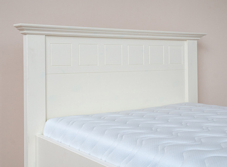 Łóżko białe z drewna Belluno Elegante 90cm Katmandu PL039B
