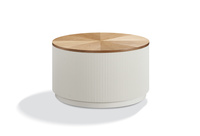 Stolik kawowy okrągły jasny Stilig ST580