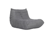 Fotel tapicerowany pufa szary Nua N23-11