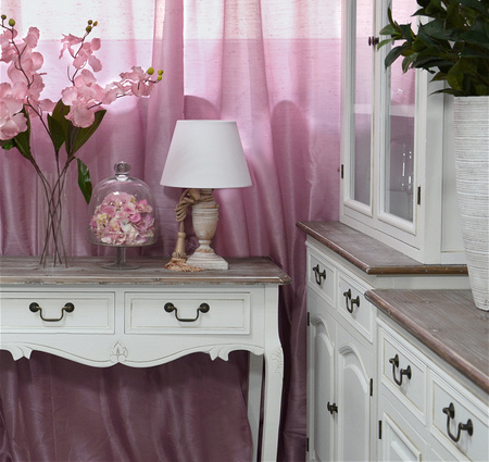 Konsola kremowa Rimini White RIW017