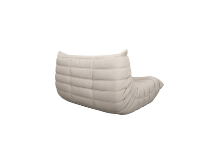 Sofa wypoczynkowa w nowoczesnym stylu tapicerowana jasna Nua N24-4