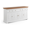 Komoda Belluno Elegante 4.3 biała / dąb Katmandu PL004B/D