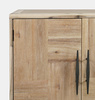 Komoda drewniana dwudrzwiowa w stylu retro do salonu sypialni Avola AV2297-33