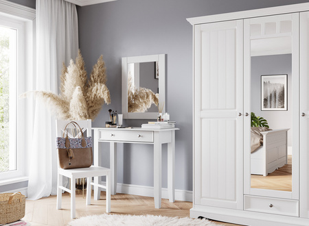 Toaletka sosnowa biała Belluno Elegante Katmandu PL035B