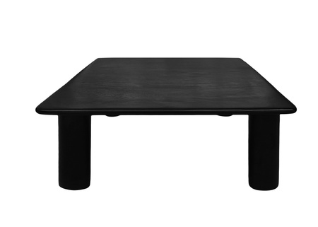 Marmoholz Sutri – Stolik Kawowy | Czarny Mango | 80 x 80 cm