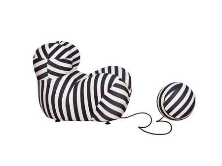 Fotel z podnóżkiem Nua N31-5