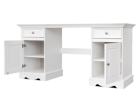 Biurko sosnowe Belluno Elegante biały Katmandu PL023B