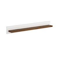 Półka drewniana biała/tabacco Marone Elite Katmandu PLMEL07/T