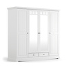 Szafa biała 4d Belluno Elegante Katmandu PL025B