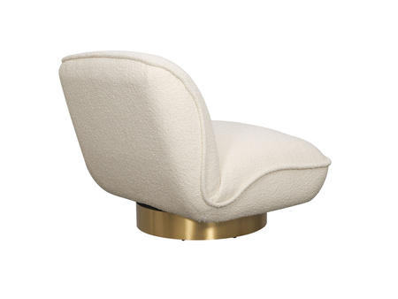 Fotel tapicerowany jasny Nua N18-1