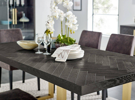 Stół prostokątny złote nogi Seville SEV01-0