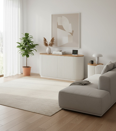 Komoda do salonu jasna owalna Stilig ST582