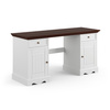 Biurko sosnowe Belluno Elegante biały orzech  Katmandu PL023B/O