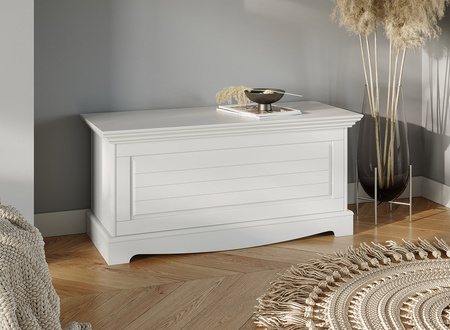 Skrzynia sosnowa Belluno Elegante biała Katmandu PL038B