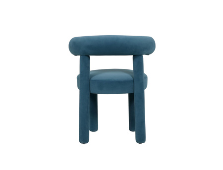 Krzesło tapicerowane niebieskie Leith LET77B
