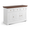 Komoda Belluno Elegante 3.3 biała / orzechowy Katmandu PL002B/O