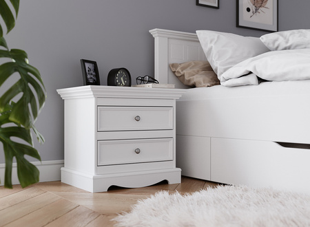 Szafka nocna biała Belluno Elegante  Katmandu PL013B 