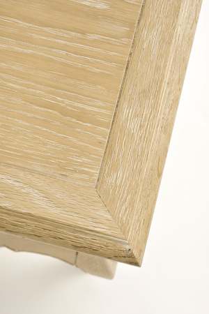 Szafka nocna drewniana z szufladami do sypialni Venezia Oak VEO895