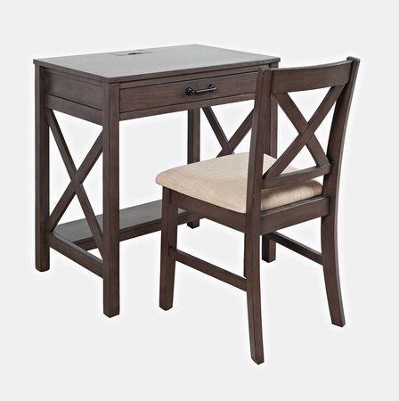 Biurko brązowe z szufladą Avola AV2025-30B