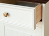 Witrynka biała/orzech 1.3 Belluno Elegante  Katmandu PL017B/O