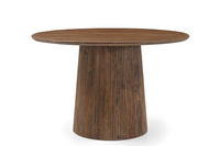 Marmoholz Bellagio – Stół do jadalni | Brązowy Mango | Ø140 cm