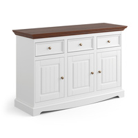 Komoda Belluno Elegante 3.3 biała / orzechowy Katmandu PL002B/O