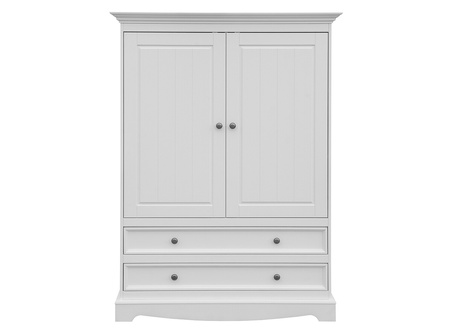 Sosnowa bieliźniarka biała do salonu Belluno Elegante Katmandu PL033B