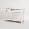 Konsola biała z szufladami Livorno LIV080-W