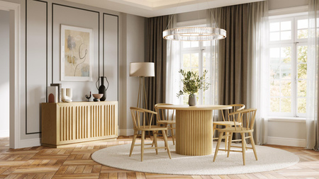 Komoda drewniana w nowoczesnym stylu do salonu sypialni Avola AV2421-60 