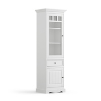 Witryna sosnowa wąska Belluno Elegante biała - lewa Katmandu PL014BL