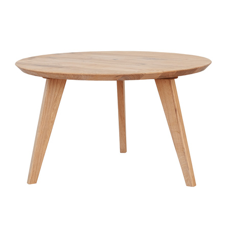 Ława dębowa okrągła 70 cm Orbetello Katmandu 3SORB58