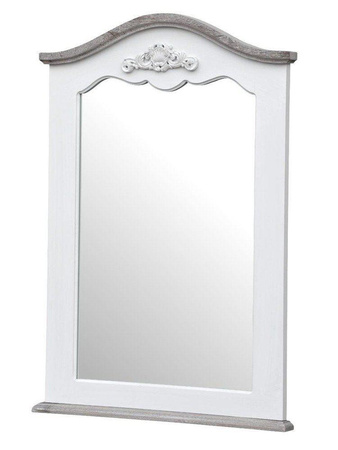 Lustro białe rustykalne Rimini White RIW053