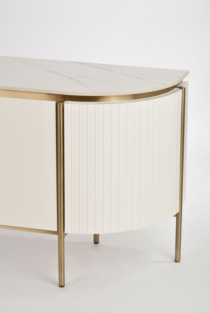 Komoda szafka RTV kremowa złota Stilig ST120