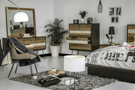 Komoda w nowoczesnym stylu do sypialni z szufladami Adesso ADESB03 