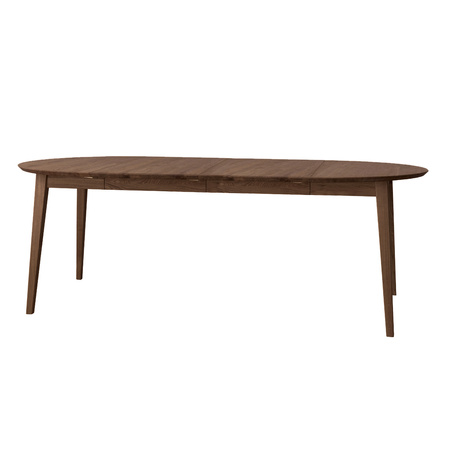 Stół rozkładany okrągły dębowy 90 - 190 cm tabacco Orbetello Katmandu KULSR90_2X50T