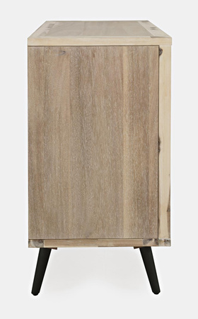 Komoda drewniana dwudrzwiowa w stylu retro do salonu sypialni Avola AV2297-33