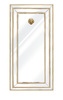 Lustro Sharon 180/90cm glamour złote w formie prostokąta z głową lwa AH503