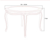 Stół okrągły drewniany retro 120cm Verona VE877