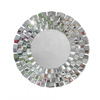Lustro okrągłe Eris 100cm w stylu glamour w lustrzanej ramie AH-14TM098
