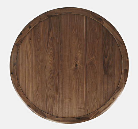 Stół okrągły do jadalni brązowy 127cm Avola AV2271-50