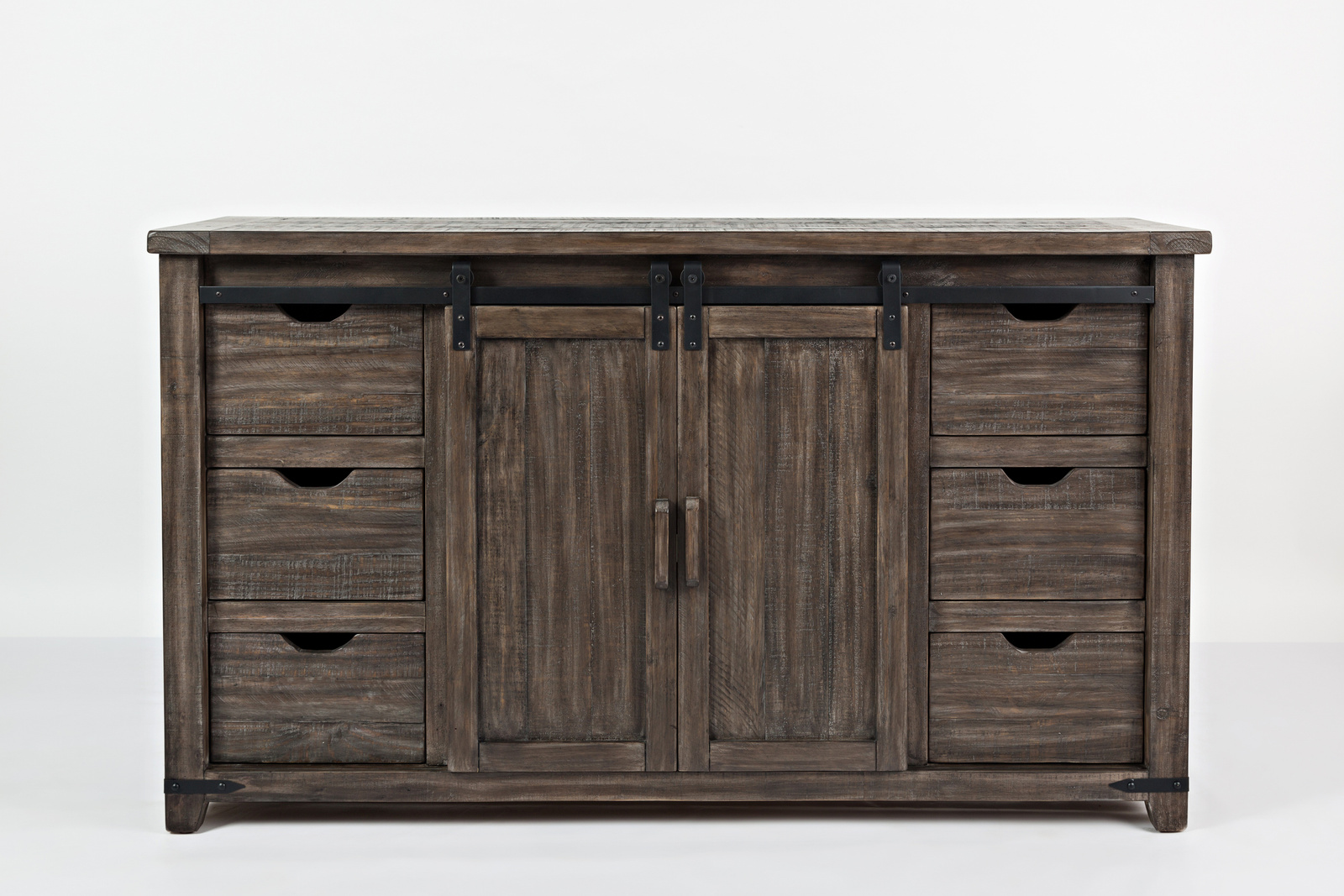 Komoda drewniana w stylu rustykalnym brązowa z szufladami Avola AV1700-35